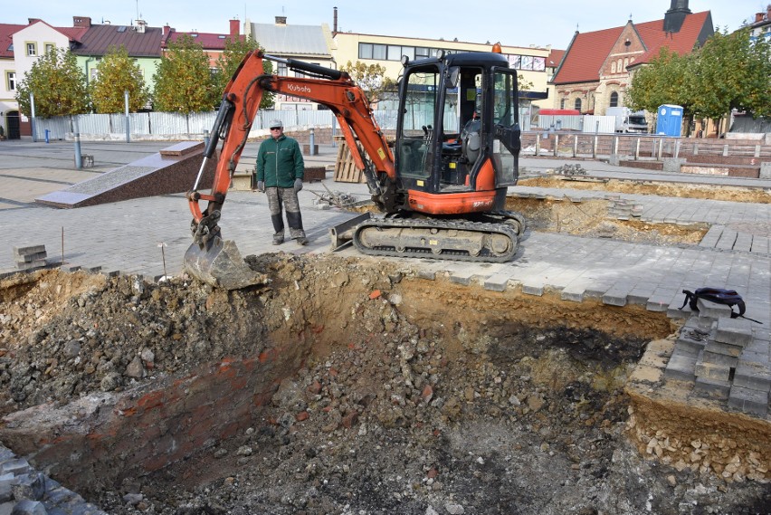 Wykopaliska na rynku w Chrzanowie