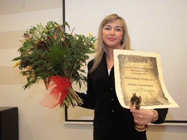 Iwona Kowaleska otrzymała tytuł Bibliotekarza Roku.