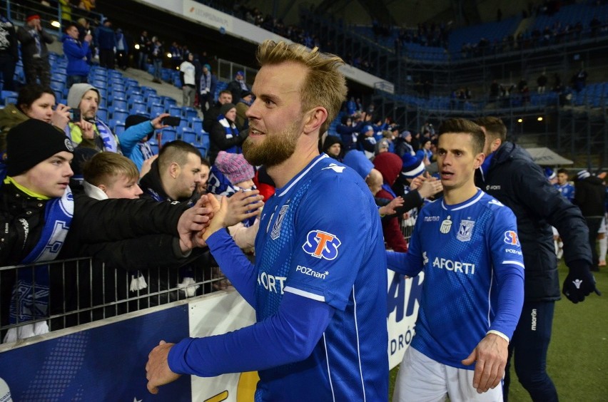 Lech Poznań - Legia Warszawa. Christian Gytkjaer: Determinacja była kluczem do zwycięstwa [ROZMOWA]