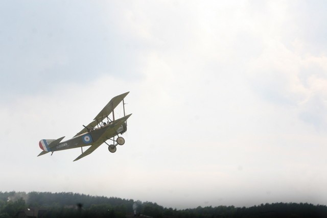 Pojedynek lotników (dogfight) z czasów I wojny światowej i...