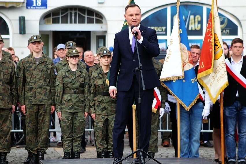 Dziś o godzinie 16 na placu Wolności w Białogardzie...