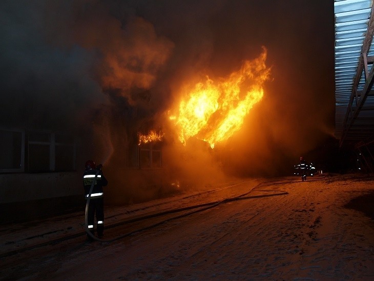 Pożar w Koszalinie [nowe zdjęcia, wideo]
