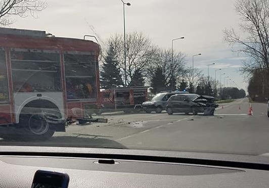 Informacje o wypadku na rogatkach Kostrzyna nad Odrą...