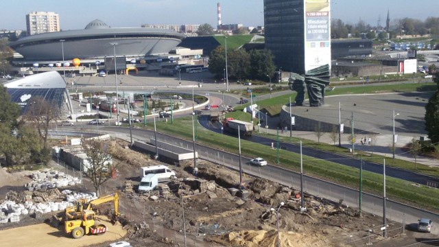 Przebudowa centrum Katowic - remont Korfantego