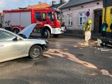 Wypadek w centrum Skierniewic. Jedna osoba ranna. ZDJĘCIA