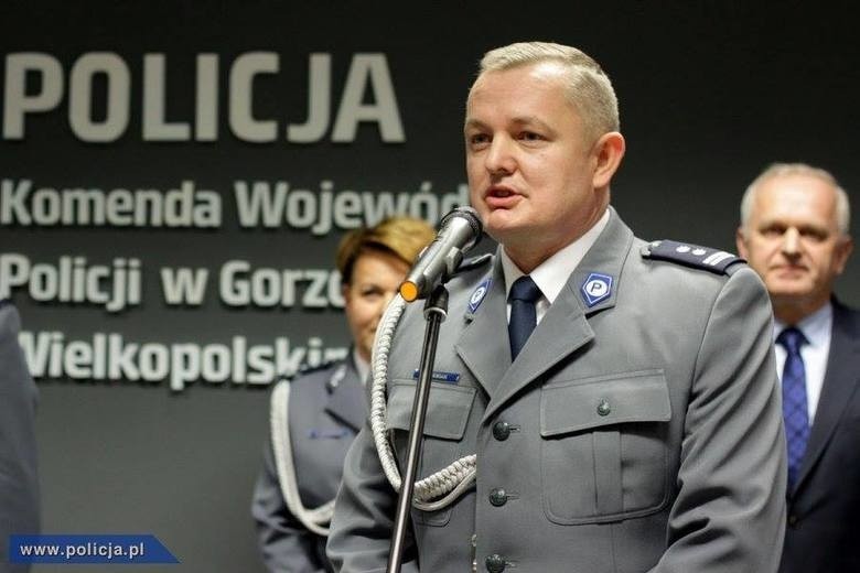 Lubuski komendant wojewódzki policji insp. Jarosław Janiak i...