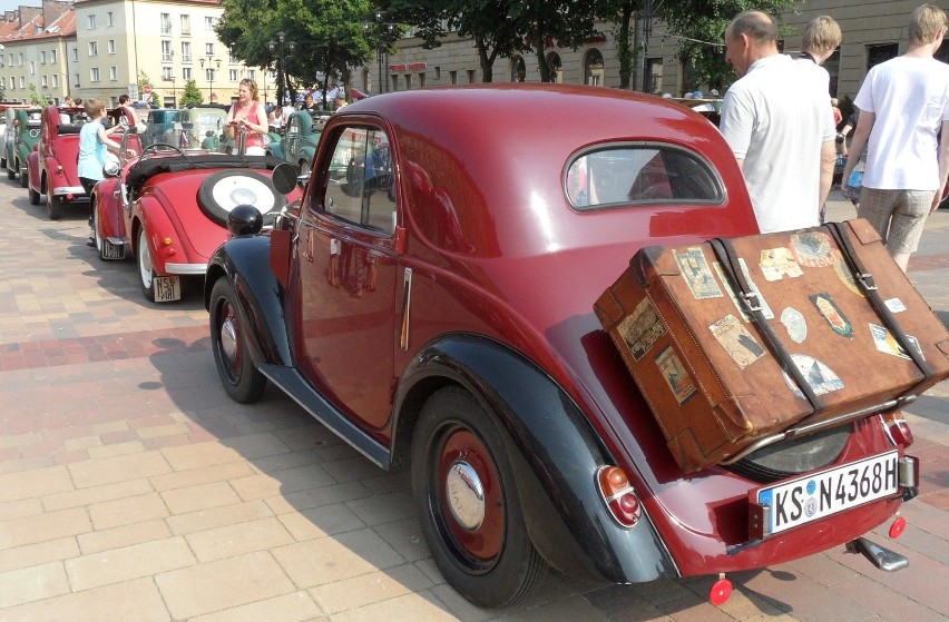 Topolino - parada fiatów w Tychach