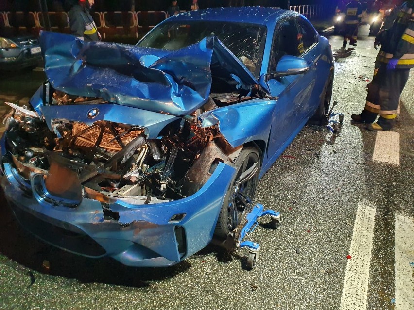 Wypadek w Golasowicach. BMW uderzyło w tył opla...