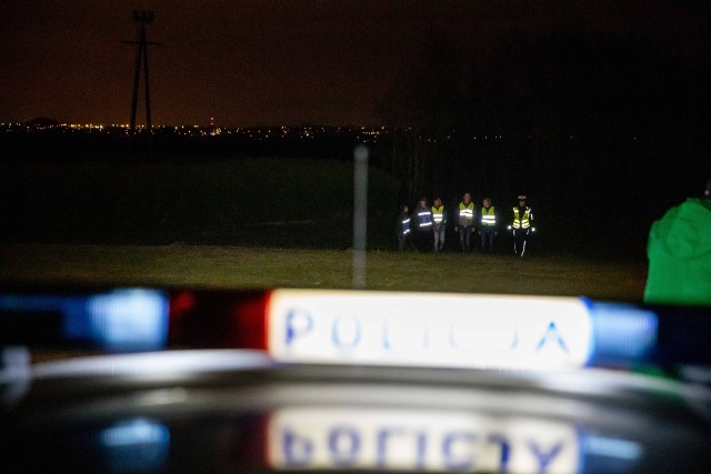 Eksperyment białostockiej policji z odblaskami.