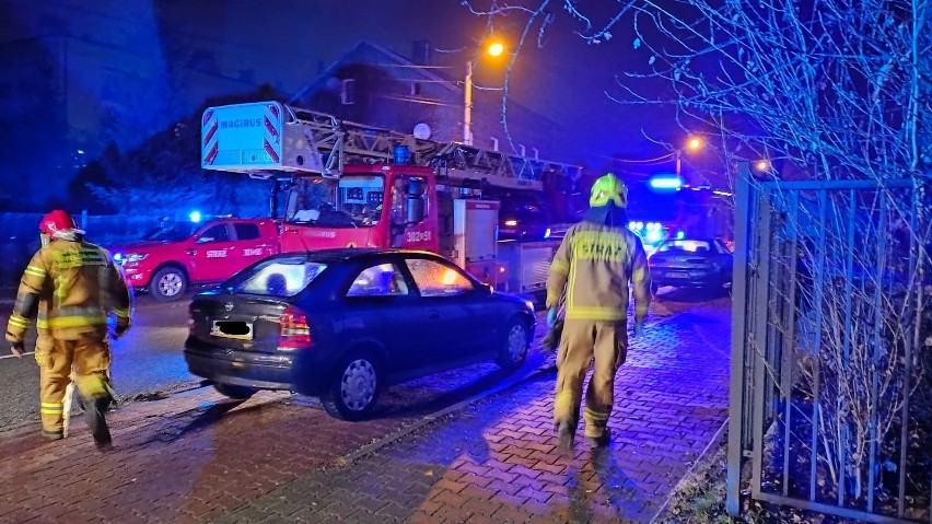 Pożar w hospicjum Cordis w Katowicach. Doszło do zwarcia instalacji elektrycznej