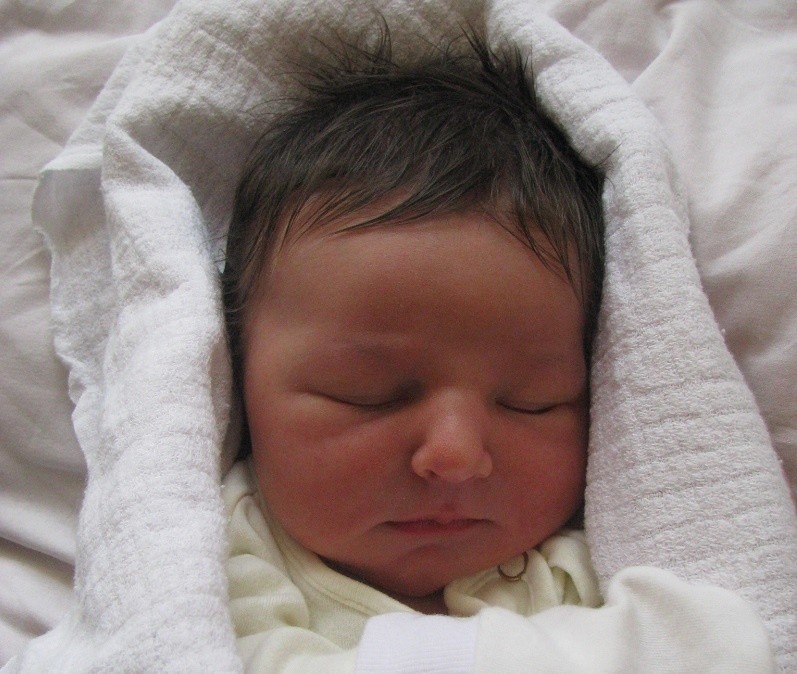 Zuzanna Wojtkowska urodziła się 5 kwietnia, ważyła 3650 g i...