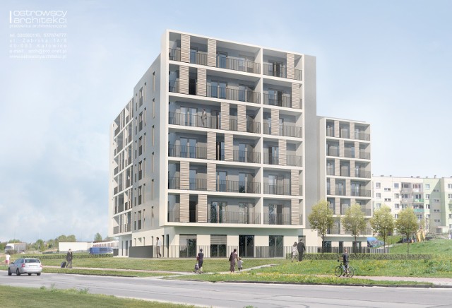 Tak ma wyglądać nowy blok, który powstaje na osiedlu Na Stoku w Kielcach. Po licznych sporach rozpoczęto budowę nowego bloku w Kielcach