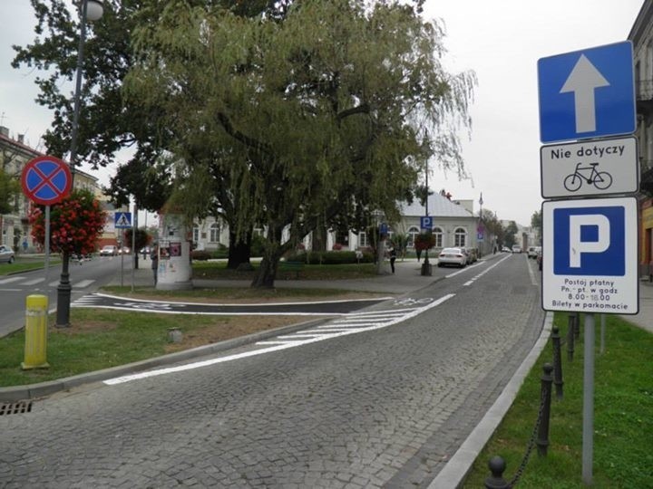 Ułatwienia dla rowerzystów w Radomiu
ulica Struga