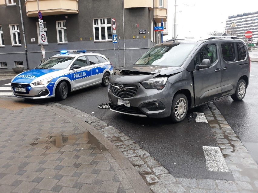 Wypadek na skrzyżowaniu ulic: Bujwida, Grunwaldzkiej i...