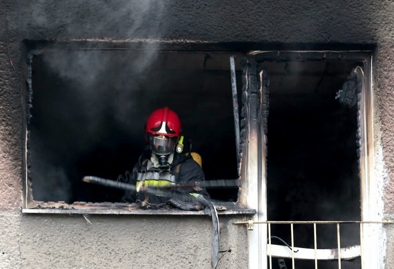 Pożar mieszkania na ul. Jana Kazimierza w Szczecinie