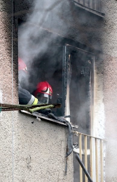Pożar mieszkania na ul. Jana Kazimierza w Szczecinie