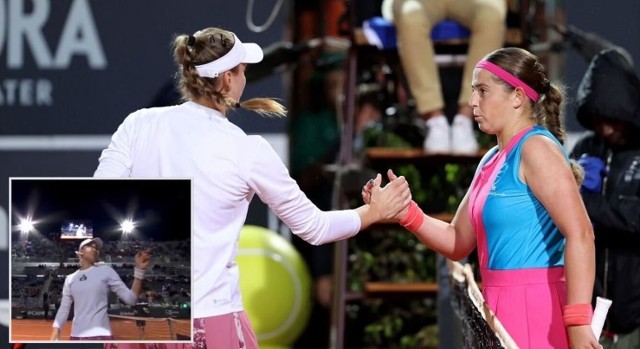 Jelena Rybakina i Jelena Ostapenko nadzwyczaj chłodno odnosiły się do siebie w półfinale turnieju w Rzymie