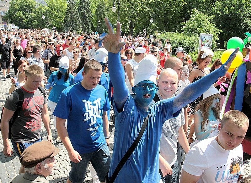 Smerfne hity, czyli studenci przejęli władzę w Radomiu (zdjęcia)