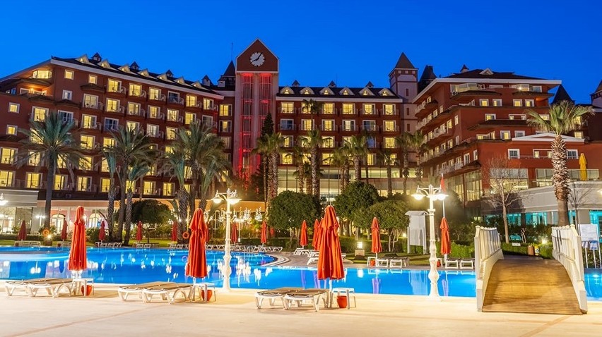 W hotelu IC Santai Family Resort w miejscowości Belek...