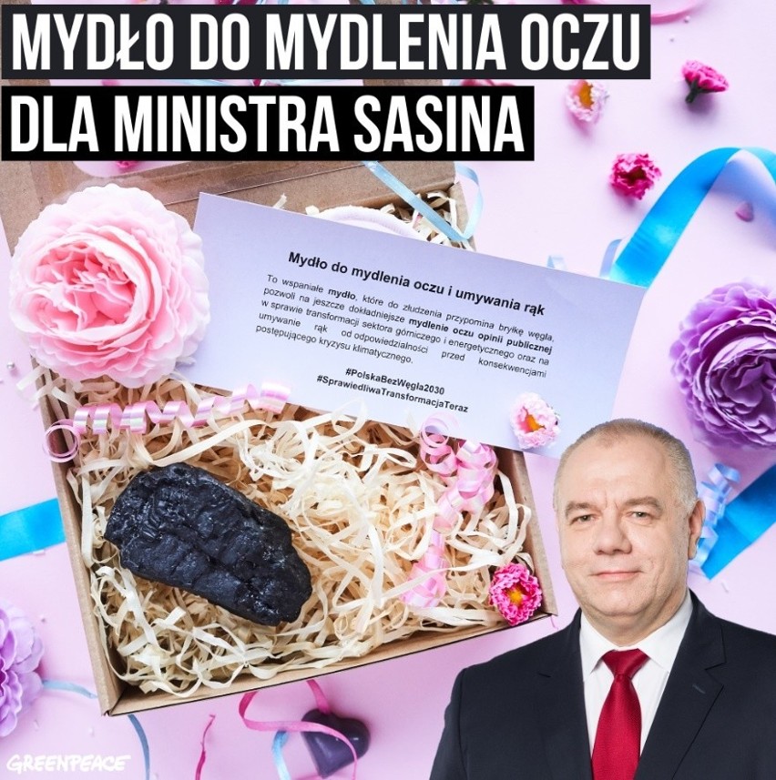 Jacek Sasin i liderzy związkowi z węglowymi mydełkami od...