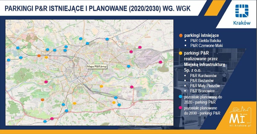 Kraków. Nowy plan budowy parkingów podziemnych i park&ride [ZOBACZ PREZENTACJĘ]