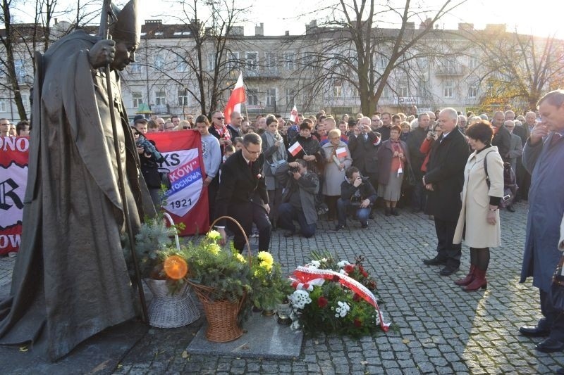 Częstochowa. Marsz Niepodległości środowisk prawicowych