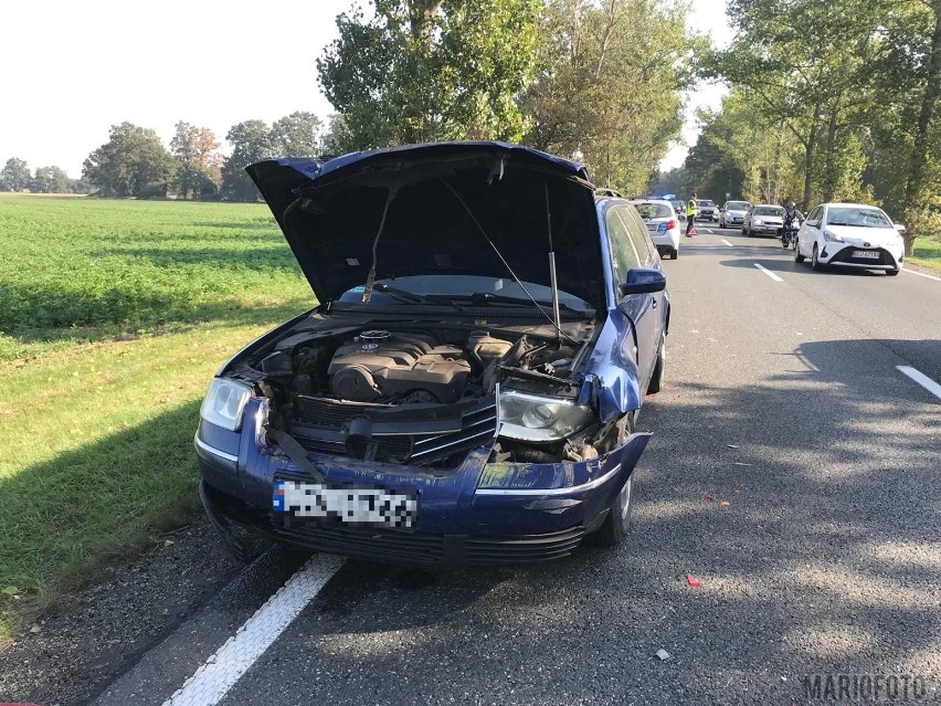 Zderzenie trzech aut pod Opolem