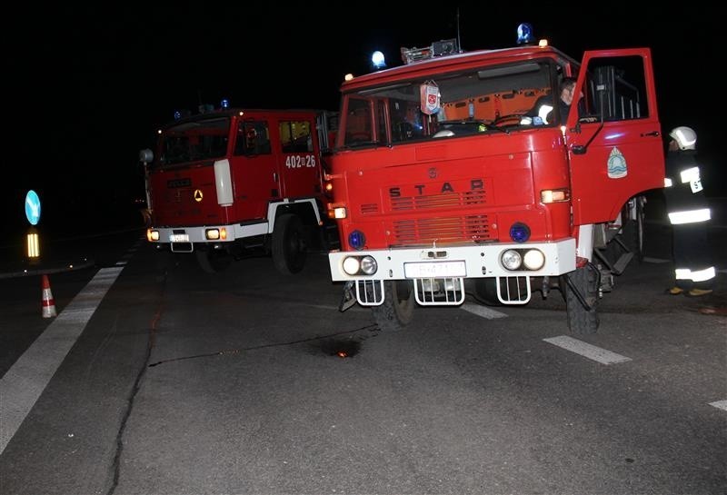 Trzy osoby ranne w zderzeniu na obwodnicy Grodkowa.