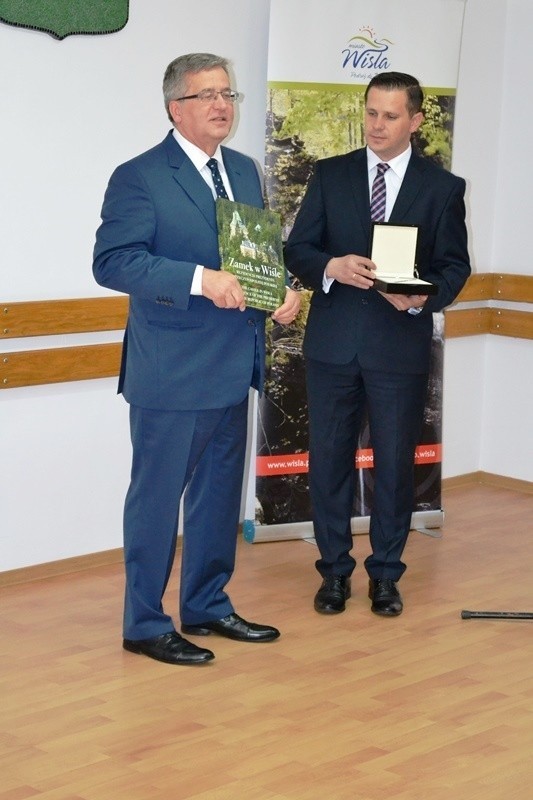 Prezydent Bronisław Komorowski dziękował w Wiśle za pięć lat...
