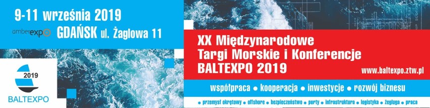 Baltexpo 2019 w Gdańsku. Międzynarodowe Targi Morskie Baltexpo we wrześniu w AmberExpo. Rozmowa ze Sławomirem Majmanem