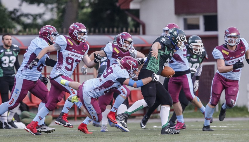 Porażka Rzeszów Rockets z Tytani Lublin 10:29.