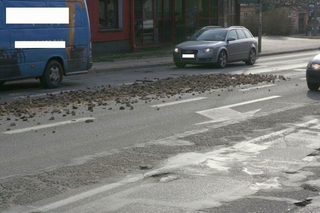 Tak wygląda jedno z głównych skrzyżowań w Gorzowie.