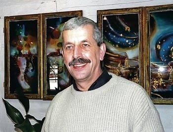 Stanisław Wyrtel w swojej galerii Fot. Ryszard Remiszewski