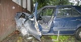 Wypadek u zbiegu ulic ks. Stanisława Suchowolca i Dojlidy Fabryczne. Pijany 44-latek uderzył w ścianę budynku