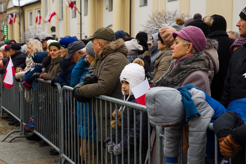 Uroczystości na Rynku Kościuszki w Święto Niepodległości