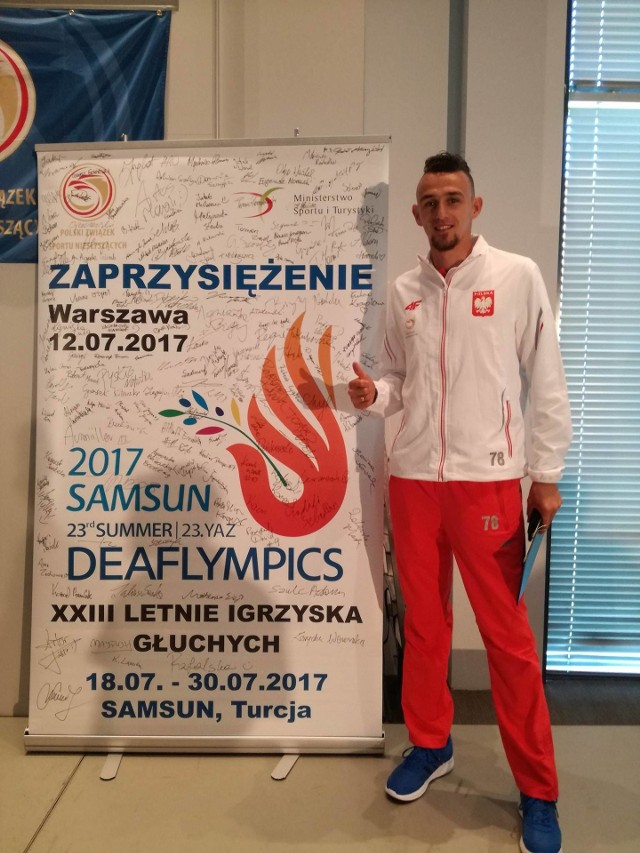 Michał Kulpa 19 lipca leci do Turcji, gdzie wystąpi w XXIII Igrzyskach Olimpijskich Osób Niedosłyszących. Ma szansę na medal