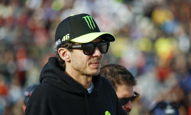 Rossi pojawił się jako gość na ostatnim wyścigu MotoGP na torze Ricardo Tormo w Cheste koło Walencji