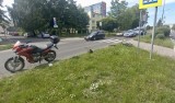 Wypadek na ulicy Sobieskiego w Słupsku. Obrażenia odniósł rowerzysta i motocyklista