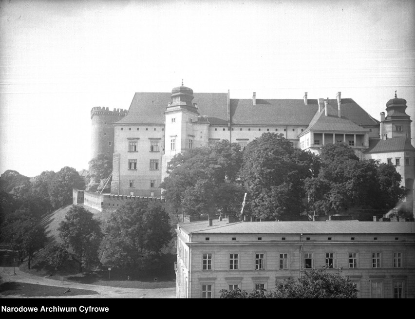 Wawel w 1927 roku.