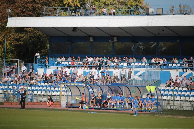 13.10.18 krakow stadion hutnik krakow mecz iii liga pilkarska hutnik vs podhale nowy targ n/z: fot. aneta zurek / polska pressgazeta krakowska