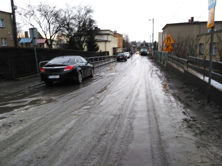 Tak wygląda ulica Żeromskiego w Reptach Śląskich