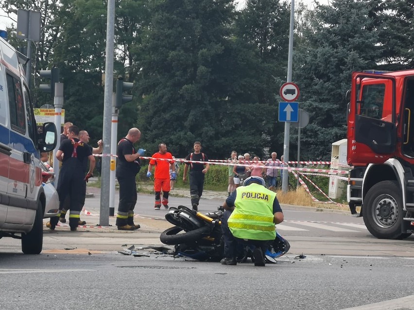 Śmiertelny wypadek z udziałem motocyklisty w Bytomiu