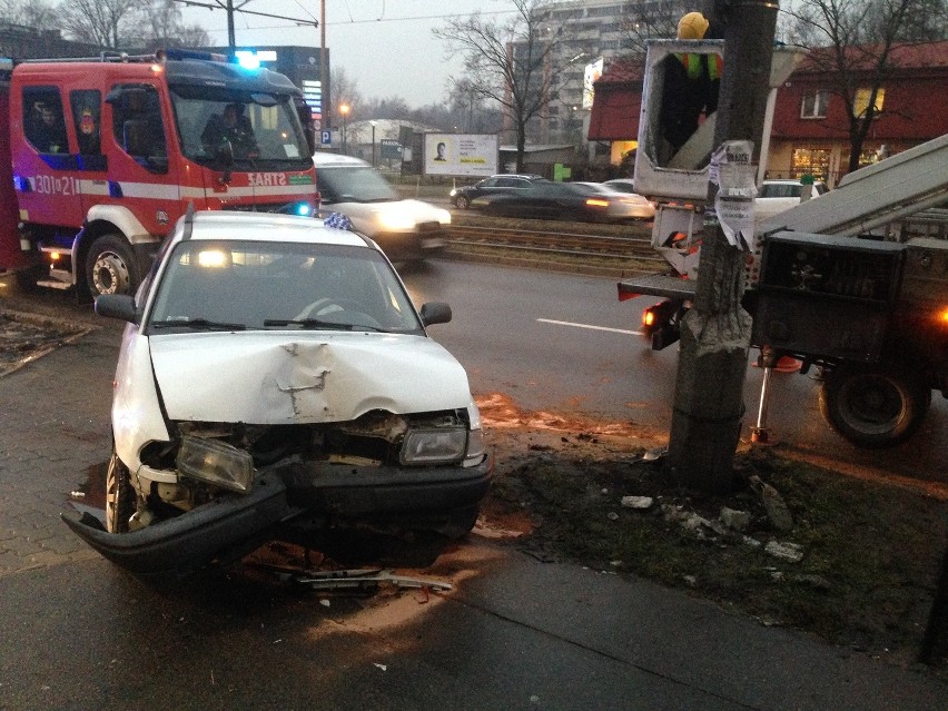 Wypadek na al. Pokoju w Krakowie.