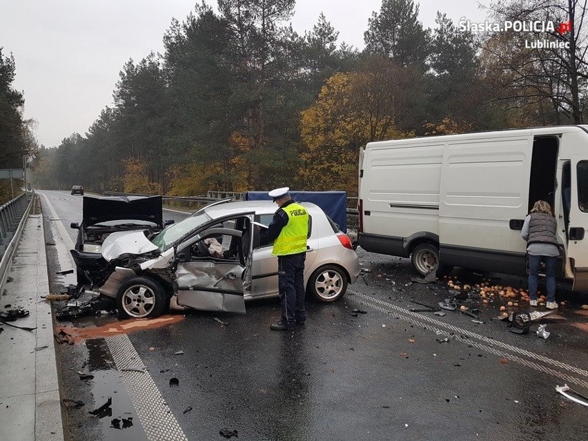 Wypadek na DK11: To cud, że nikomu nic się nie stało. Wypadek ostatecznie uznano za kolizję ZDJĘCIA