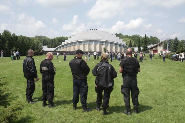 Policja ochrania Konwencję PO w Chorzowie
