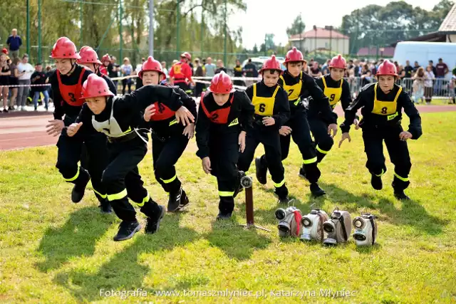 Miejsko - gminne zawody sportowo - pożarniczych w Baranowie Sandomierskim