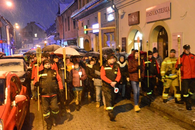 Droga Krzyżowa ulicami Myślenic