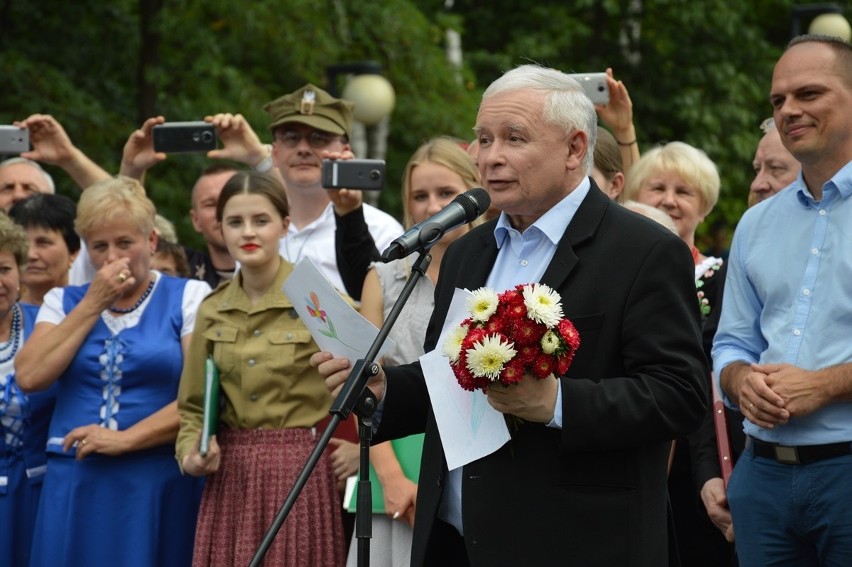 Jarosław Kaczyński na pikniku w Stalowej Woli