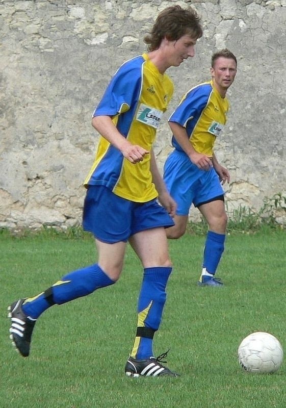 18-letni Wojciech Kasza strzelił dla Nidy dwa gole w sparingach.