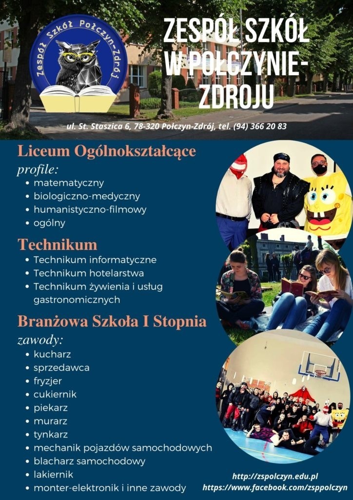 Zespół Szkół w Połczynie-zdroju: to miejsce nowoczesne i otwarte na potrzeby młodych ludzi